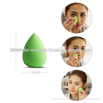 Hydrophilic non-latex precision micro makeup sponge